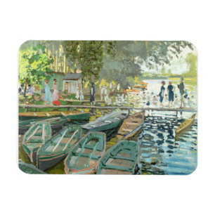 Magnet Flexible Claude Monet. Baignoires à La Grenouillère