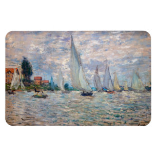 Magnet Flexible Claude Monet - Bateaux Regatta à Argenteuil