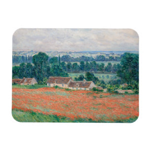 Magnet Flexible Claude Monet - Champ de coquelicots, Giverny