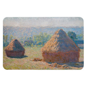 Magnet Flexible Claude Monet - Haystacks, fin de l'été