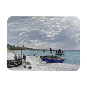 Magnet Flexible Claude Monet   La plage de Sainte-Adresse
