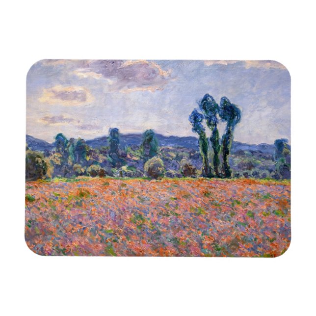 Magnet Flexible Claude Monet - Poppy Field 1890 (Giverny) (Horizontal)