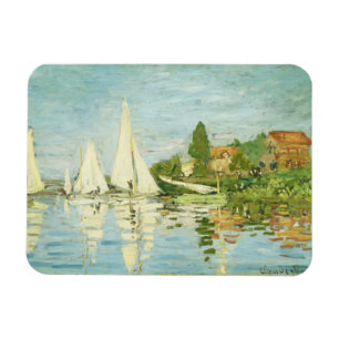 Magnet Flexible Claude Monet. Régates à Argenteuil