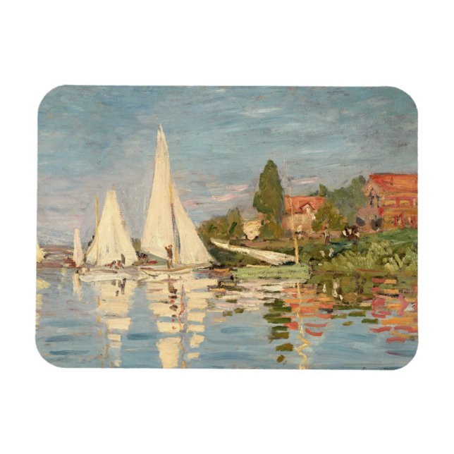 Magnet Flexible Claude Monet | Regatta at Argenteuil, c.1872 (Horizontal)