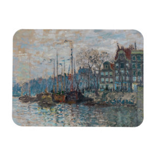 Magnet Flexible Claude Monet - Vue d'Amsterdam