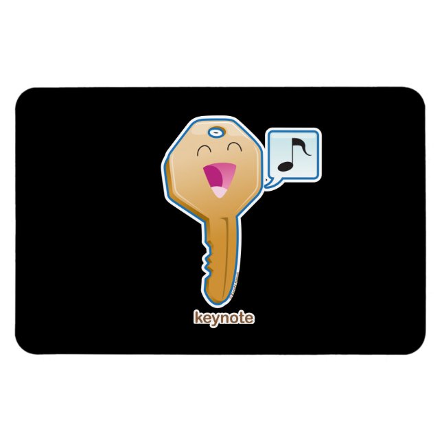 Magnet Flexible Clé (Horizontal)