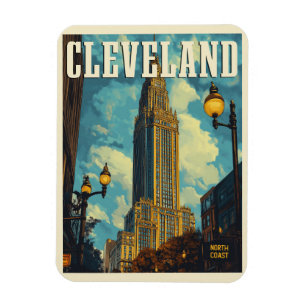 Magnet Flexible Cleveland Vintage voyage