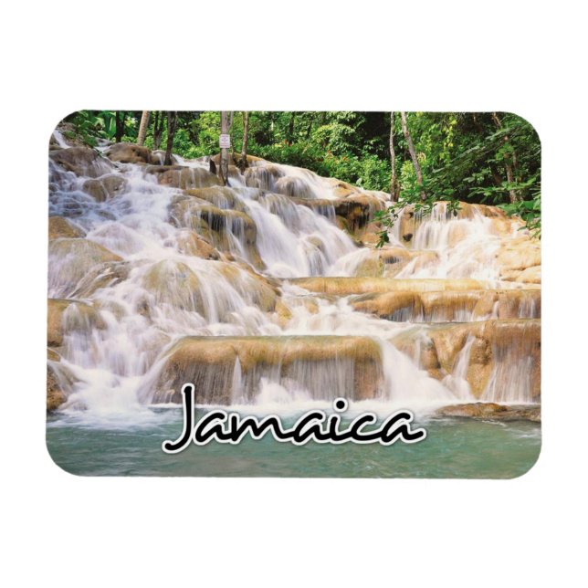 Magnet Flexible Closeup de Jamaica Dunn's River Falls (Horizontal)