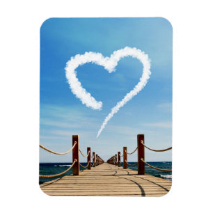 Magnet Flexible Cloud en forme de coeur sans fin