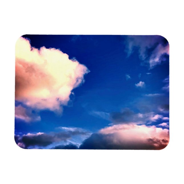 Magnet Flexible Clouds with Blue Sky Outdoor Photography (Horizontal)