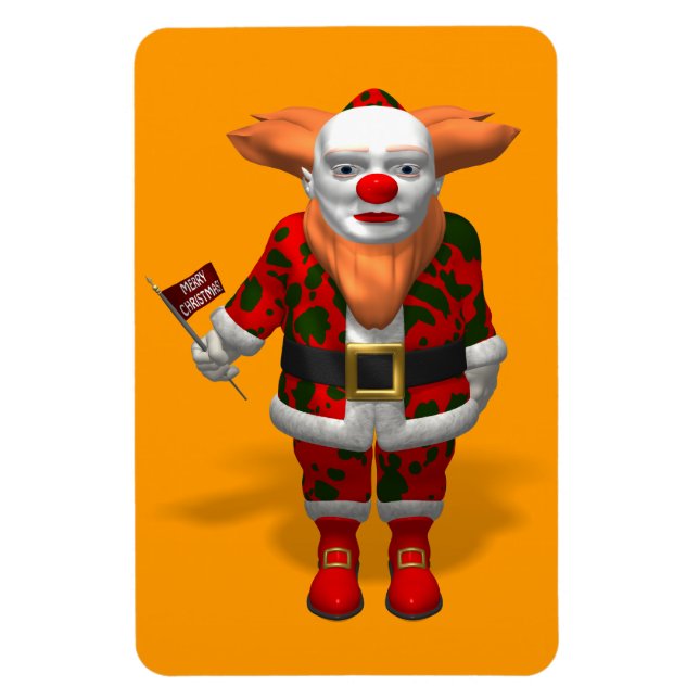 Magnet Flexible Clown du Père Noël (Vertical)