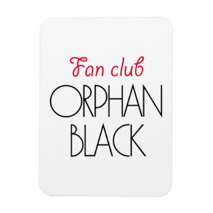 Magnet Flexible Club de fan noir orphelin
