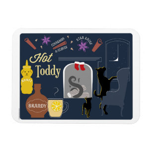 Magnet Flexible Cocktail chaud d'hiver Toddy