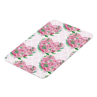 Magnet Flexible coeur de la tourbe d'aquarelle