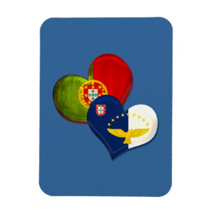 Magnet Flexible Coeurs du Portugal et des Açores