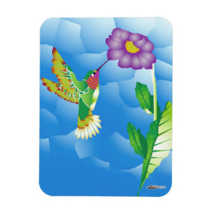 Magnet Flexible Colibri : stylisé