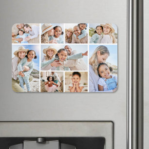 Magnet Flexible Collage de photos de famille personnalisé simple