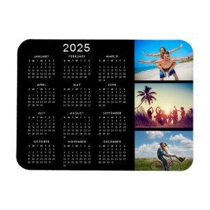Magnet Flexible Collage photo mémorable personnalisé Calendrier 20