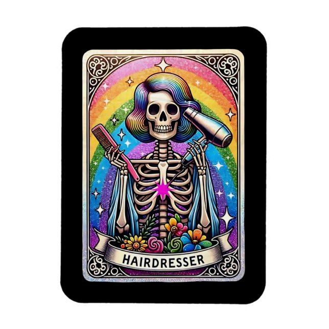 Magnet Flexible Collection de cartes Tarot du Coiffeur (Vertical)