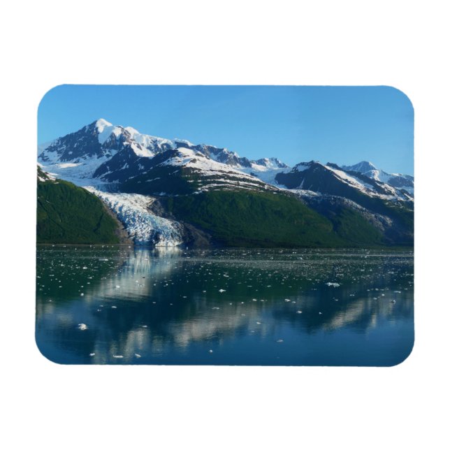 Magnet Flexible College Fjord II Belle photographie de l'Alaska (Horizontal)