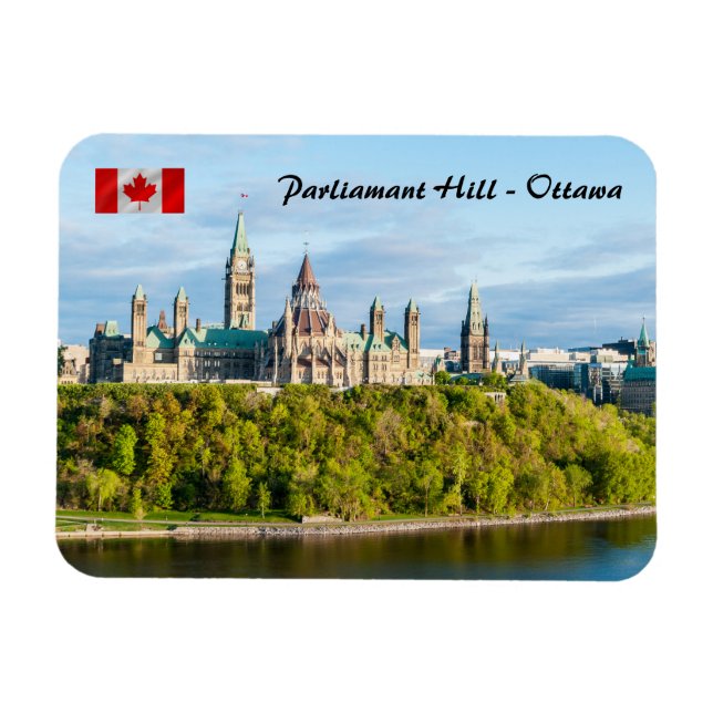 Magnet Flexible Colline du Parlement à Ottawa (Horizontal)