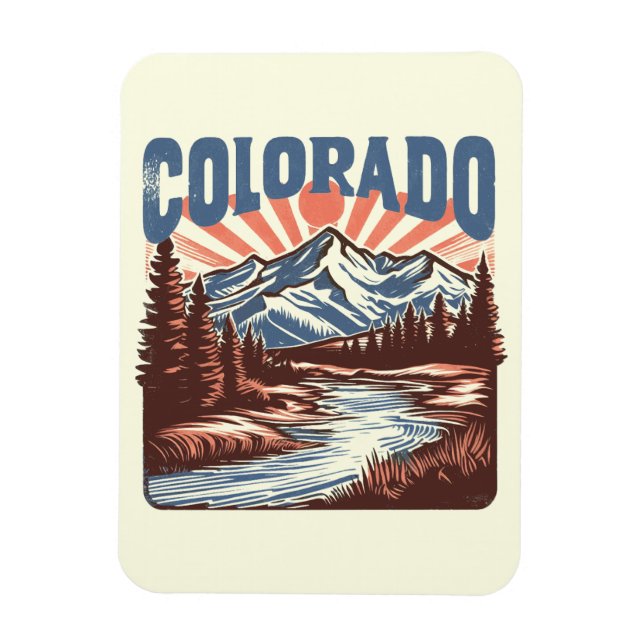 Magnet Flexible Colorado vintage (Vertical)