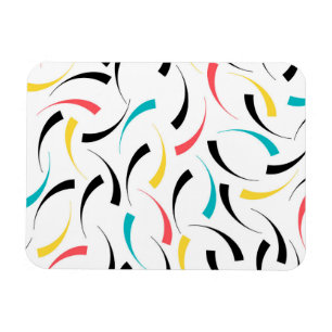 Magnet Flexible Coloré, gai, moderne, graphique urbain tendance