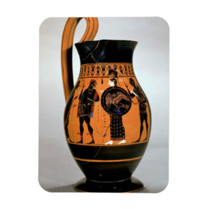 Magnet Flexible Colpe à silhouette noire représentant Athena Confr