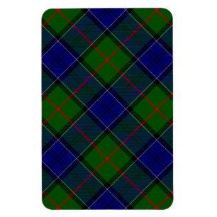 Magnet Flexible Colquhoun tartan bleu vert plaid