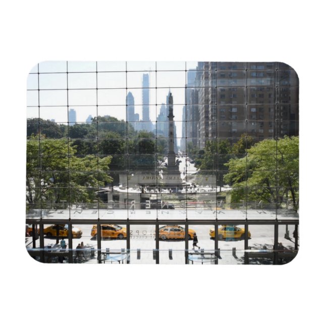 Magnet Flexible Columbus Circle New York City Photo (Horizontal)
