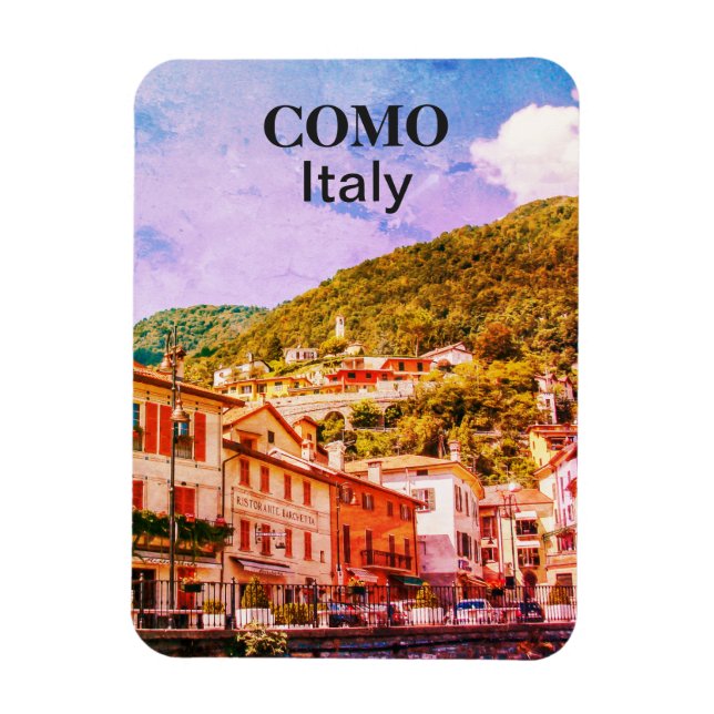 Magnet Flexible Côme en Italie Souvenir (Vertical)