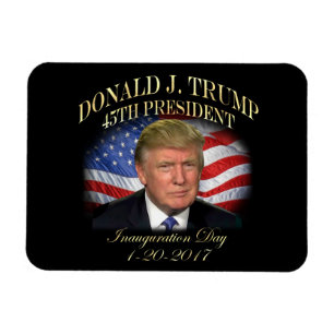Magnet Flexible Commémoration de l'investiture du président Donald