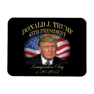 Magnet Flexible Commémoration de l'investiture du président Donald