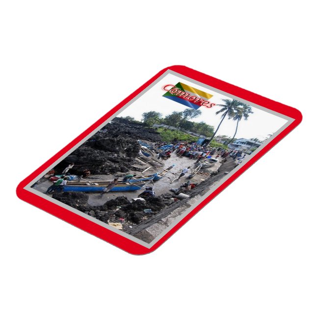 Magnet Flexible Comores - Panorama - (Côté Gauche)