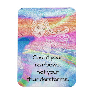 Magnet Flexible Comptez vos arcs-en-ciel, non vos orages