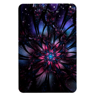 Magnet Flexible Conception Abstraite des fleurs fractales.
