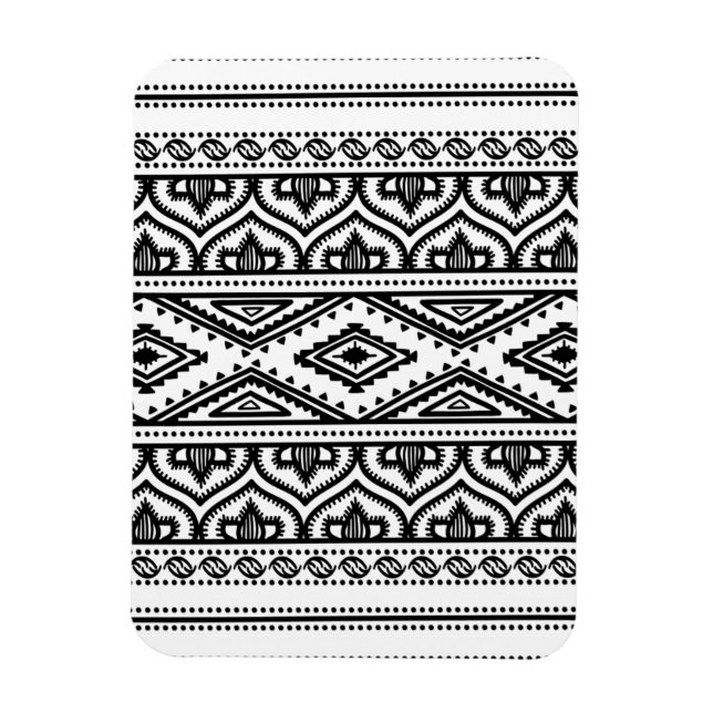 Magnet Flexible Conception de Motifs ethniques (Vertical)