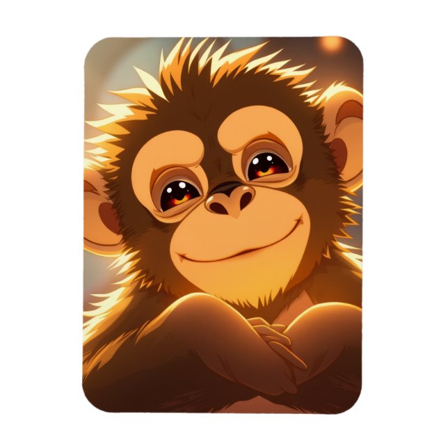 Magnet Flexible Conception de singe (Vertical)
