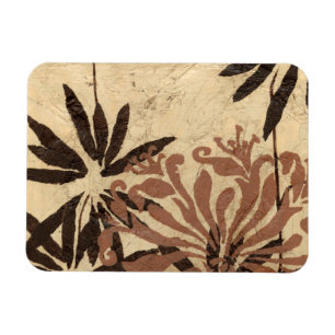 Magnet Flexible Conception florale de pochoir avec le feuille