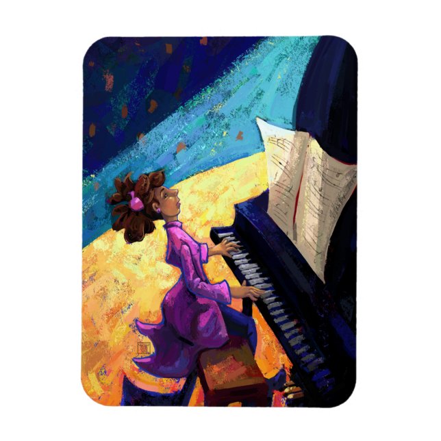 Magnet Flexible Concert de piano (Vertical)