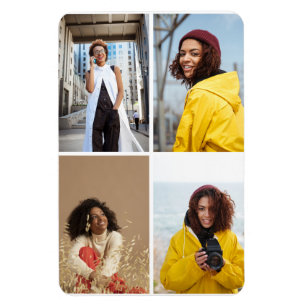 Magnet Flexible Concevez votre propre collection de 4 photos