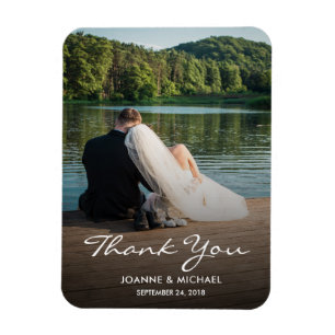 Magnet Flexible Concevez votre propre Mariage Merci photo