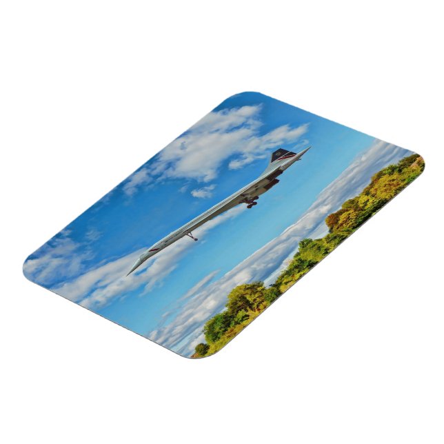 Magnet Flexible Concorde sur Finals - Aimant flexible (Côté Gauche)