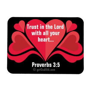 Magnet Flexible Confiance dans les Coeurs du Seigneur gotGod316.co