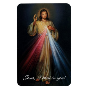 Magnet Flexible Confiance divine de Jésus I de pitié dans vous !