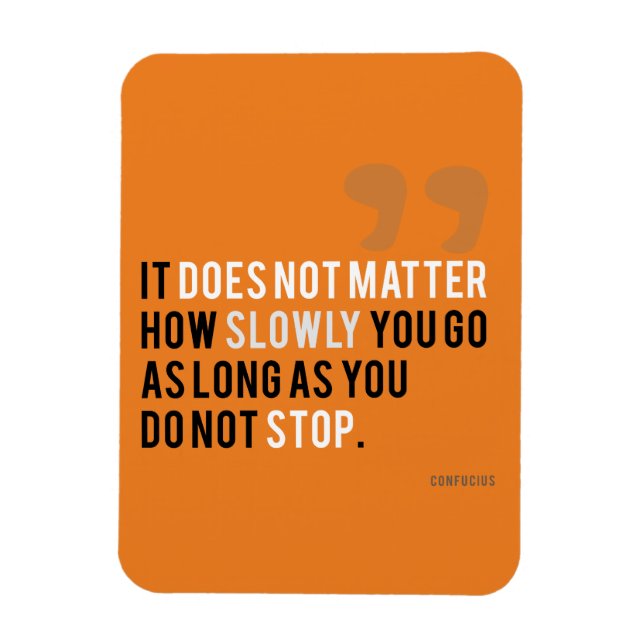 Magnet Flexible confucius citation motivationnelle inspiration ora (Vertical)