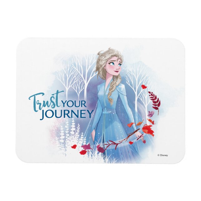 Magnet Flexible Congelé 2 : Elsa | Faites confiance à votre voyage (Horizontal)