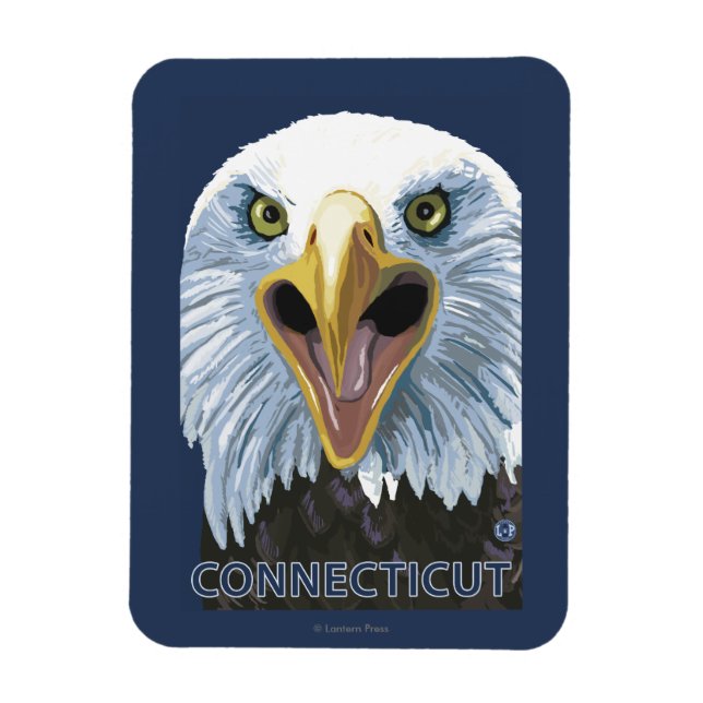 Magnet Flexible ConnecticutEagle vers le haut (Vertical)