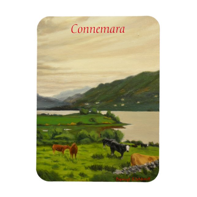 Magnet Flexible Connemara Ireland Ferme Pittoresque de bovins avec (Vertical)