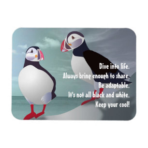Magnet Flexible Conseil d'un aimant de design de Puffin